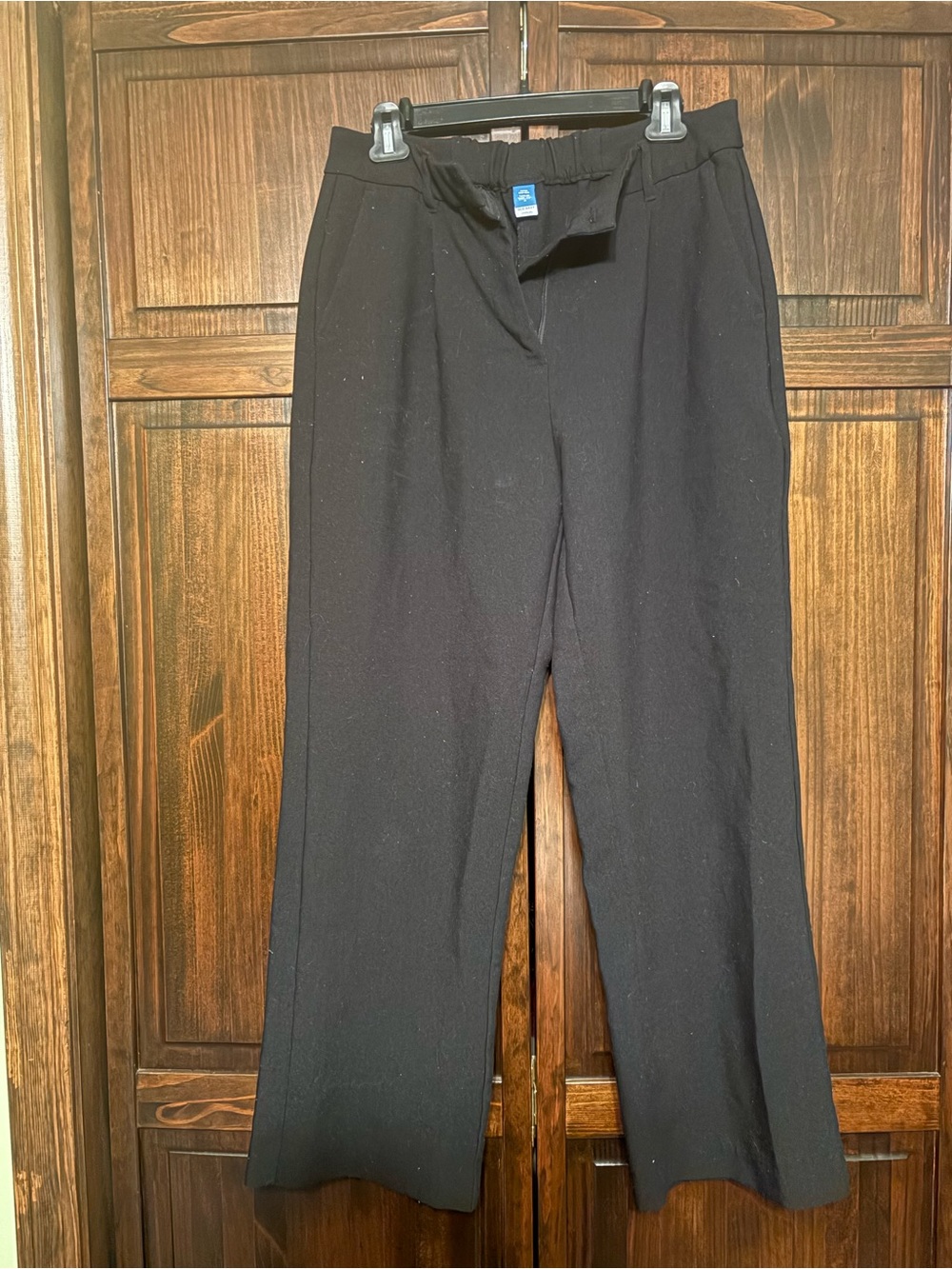 Old Navy Black Taylor Wide-Leg Trousers